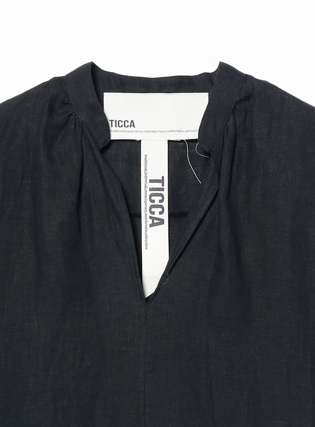 【Exclusive】TICCA / Linen Balloon Sleeve Dress