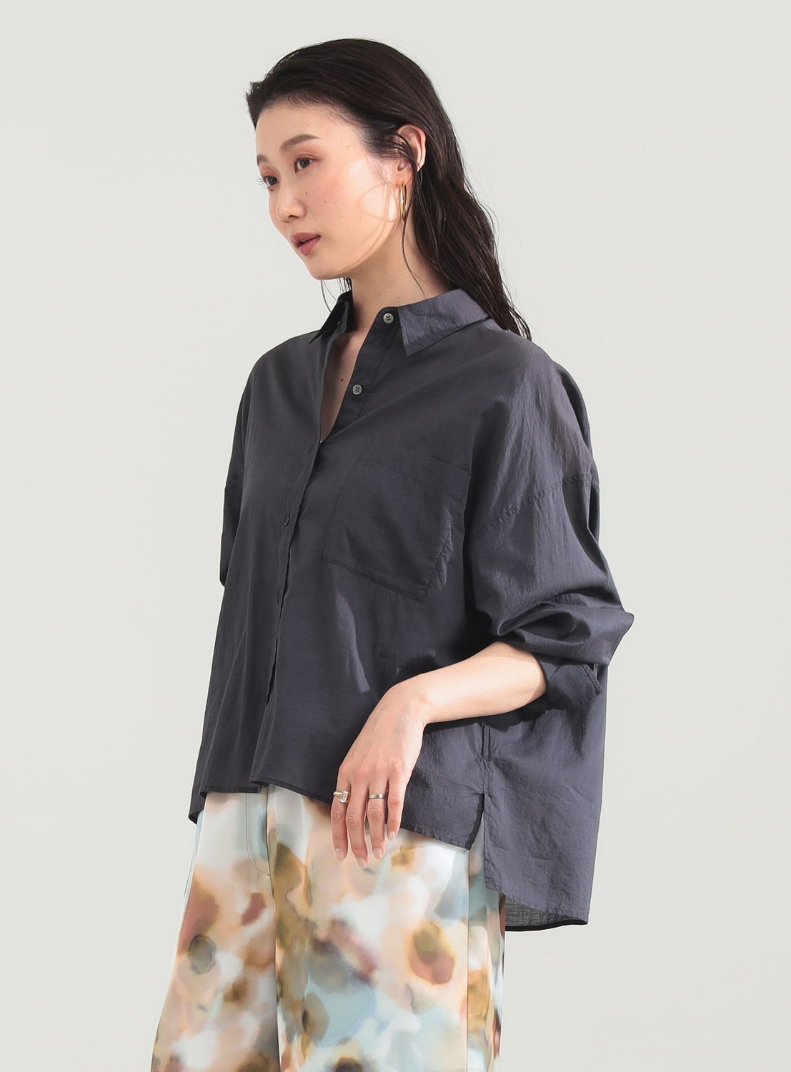 KHADI Over Short Shirt