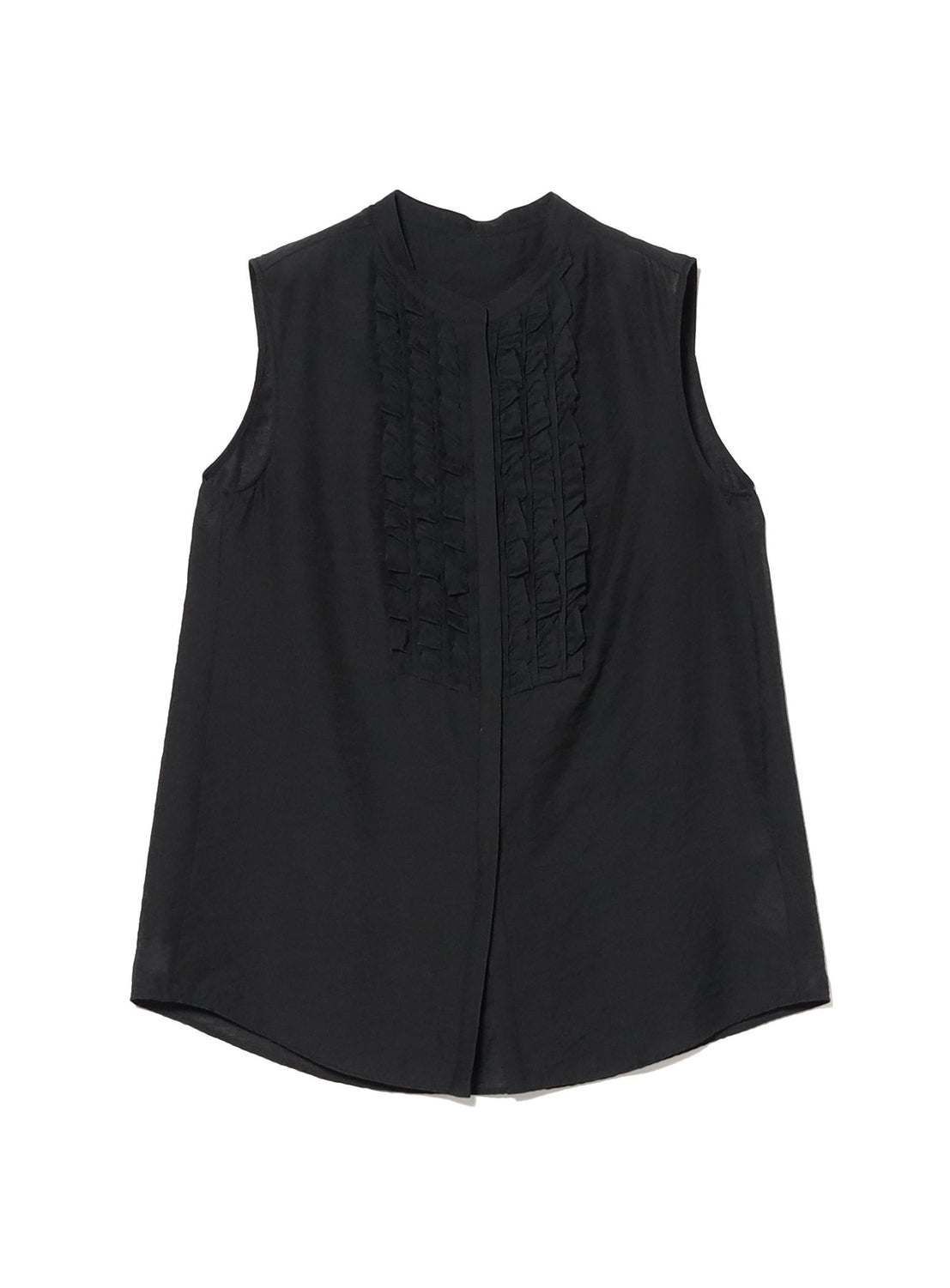 Rayon Linen Frill York Blouse
