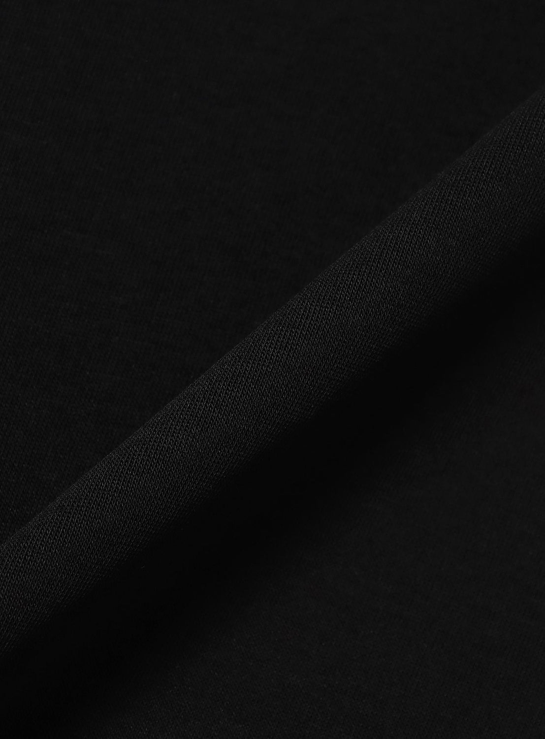 Cotton Cupro Curved Hem Long Sleeve T-Shirt