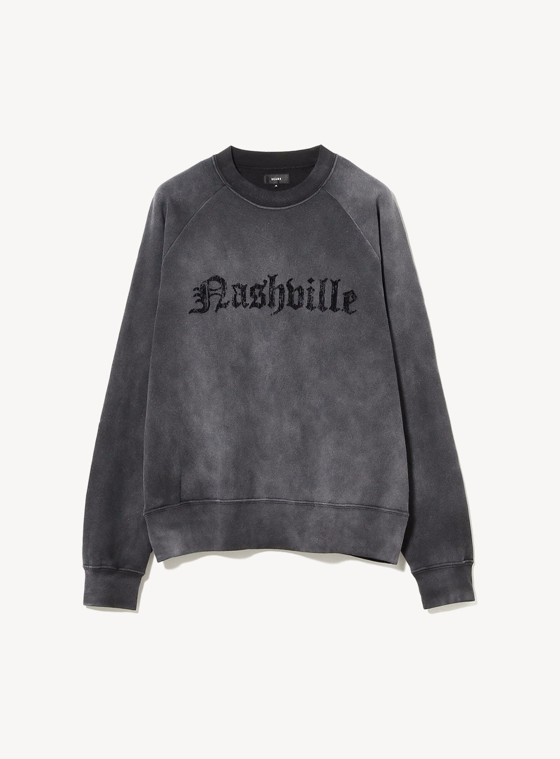 Fade Print Raglan Crew Neck