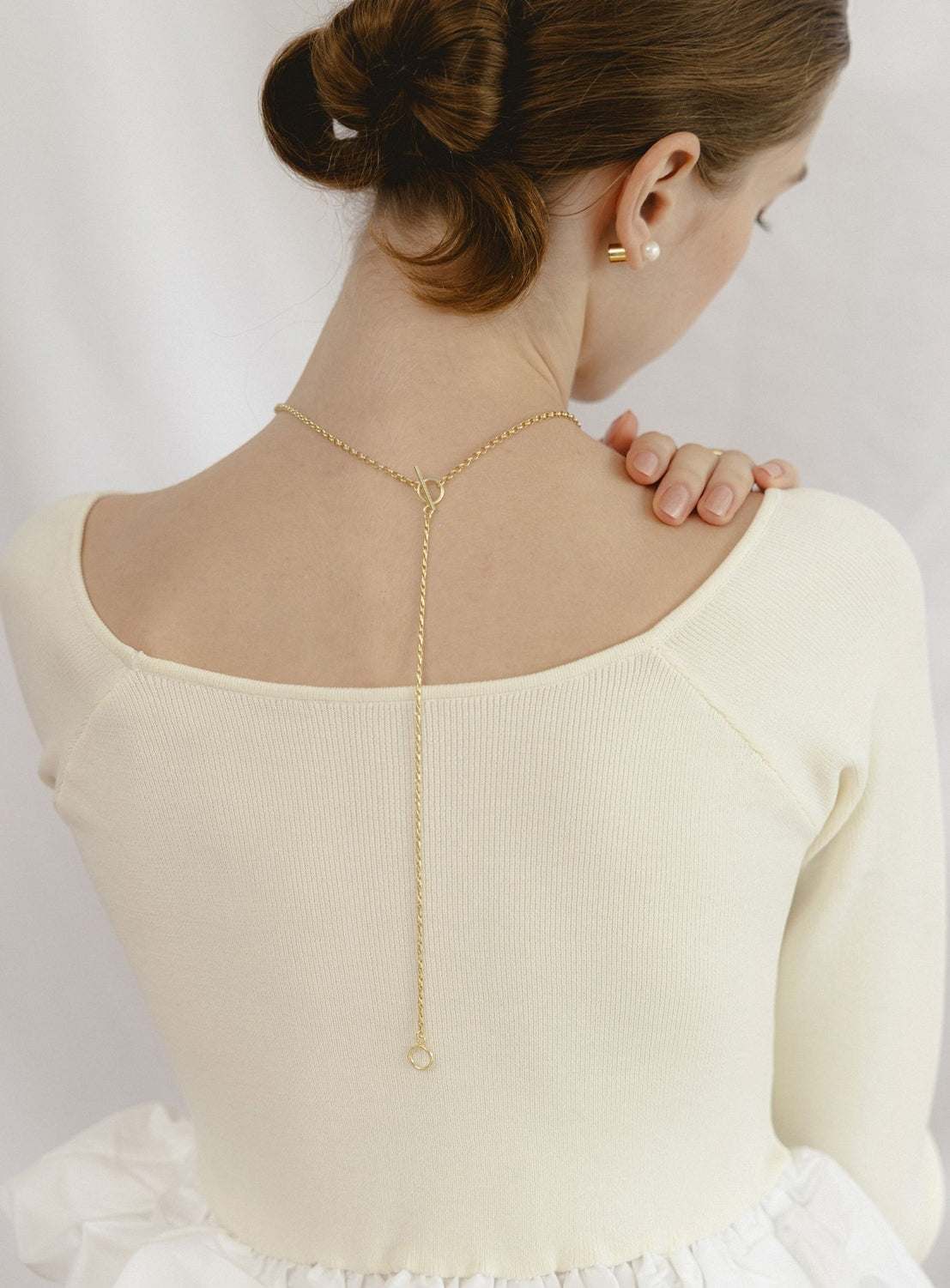 BEAMS SALON / เสื้อถักพัฟฟี่ 2WAY