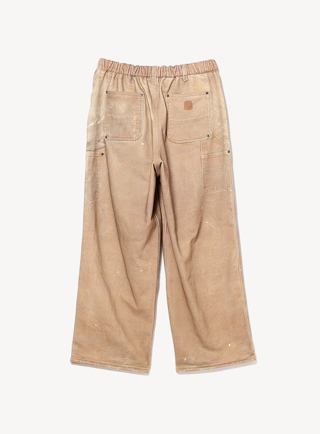 Mock Print Double Knee Sweat Pants