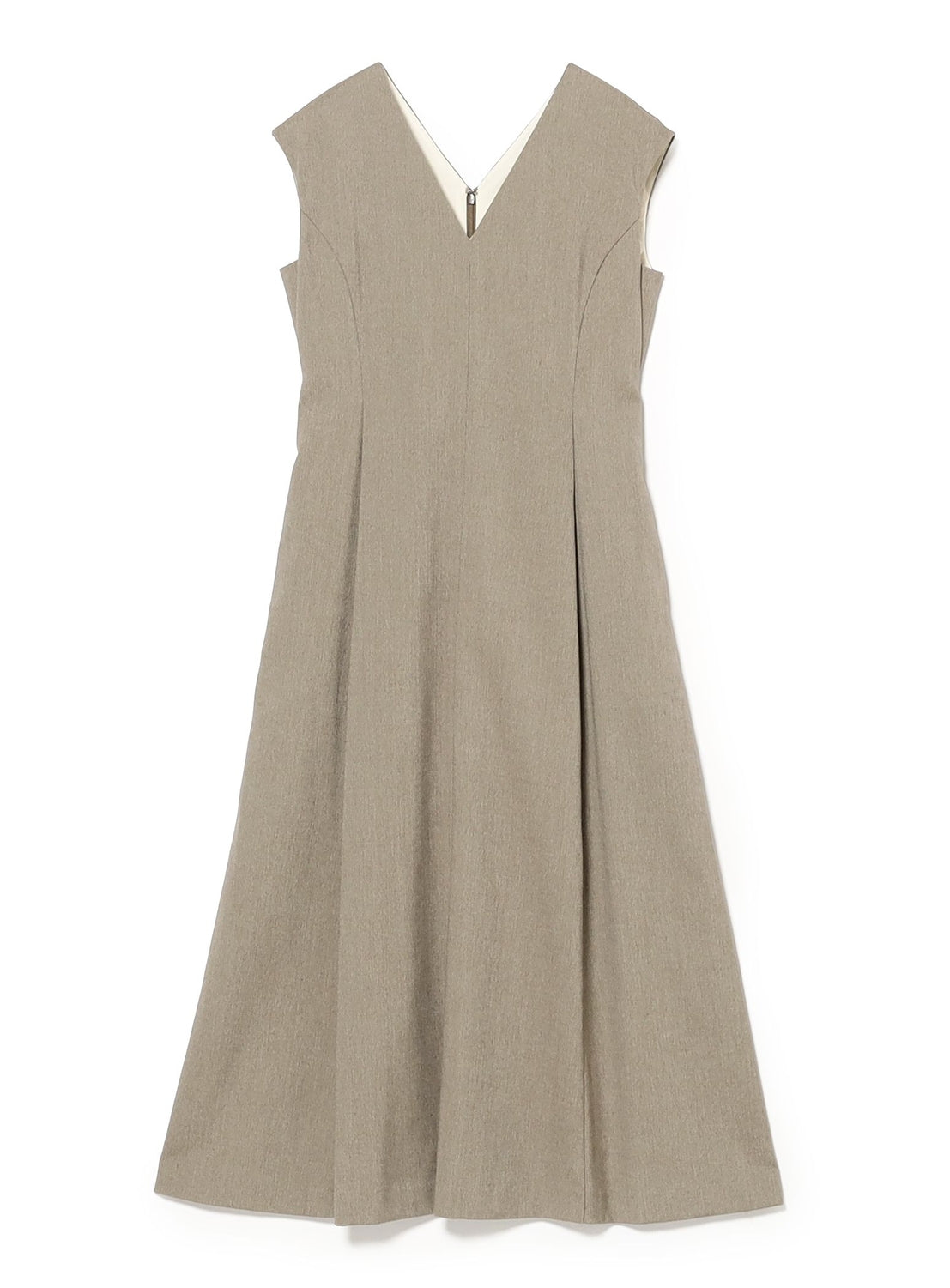 AK+1 / V-Neck Flare Sleeveless Dress