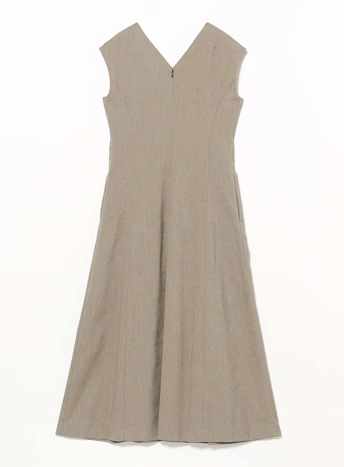 AK+1 / V-Neck Flare Sleeveless Dress
