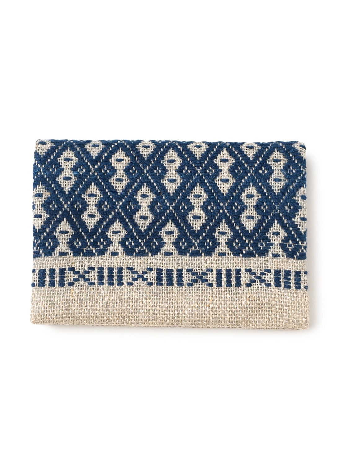 【Exclusive】Hirosaki Kogin Institute / Naturally Dyed Folding Business Card Case
