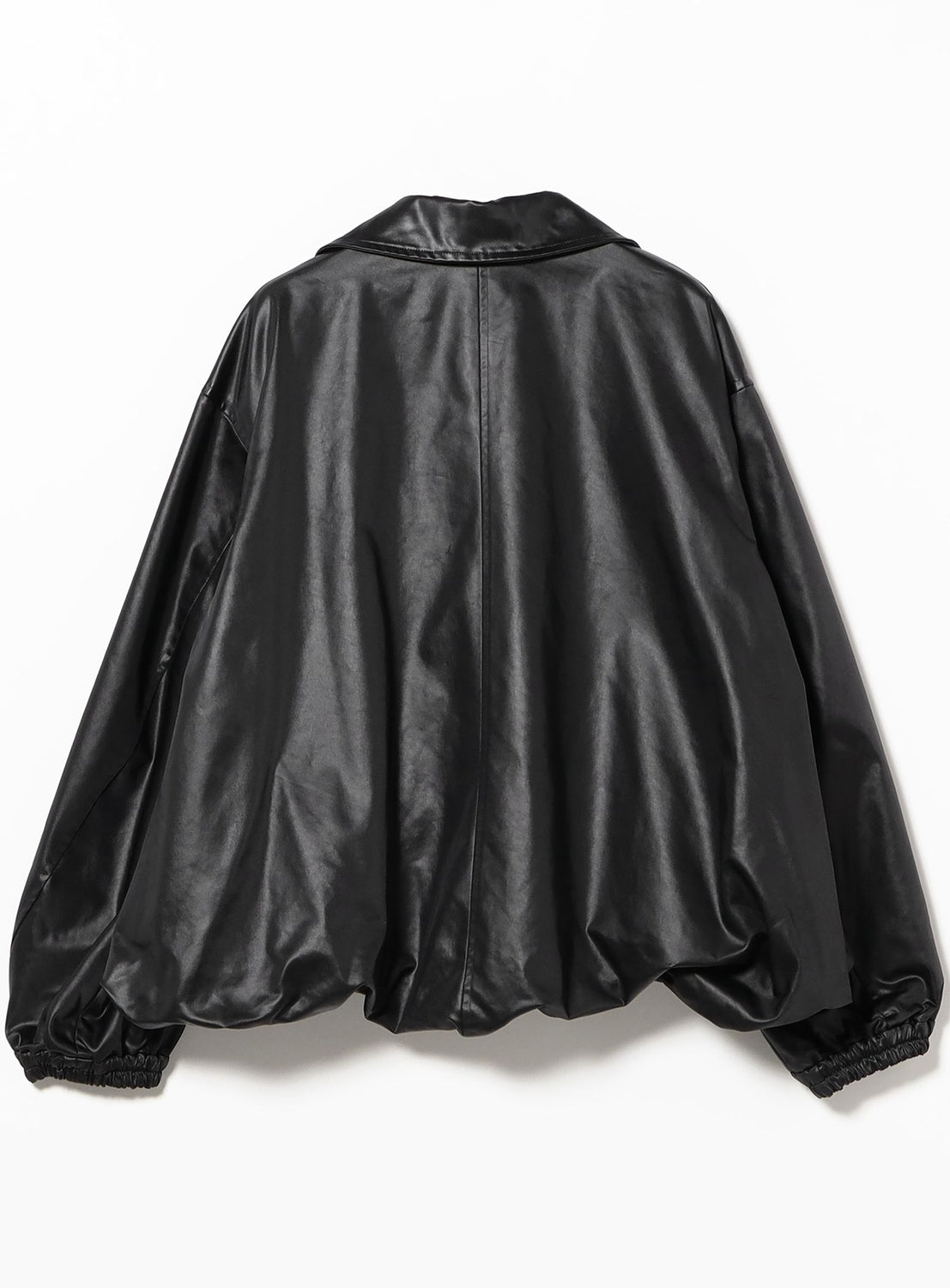 Satin-Look Puffed Blouson