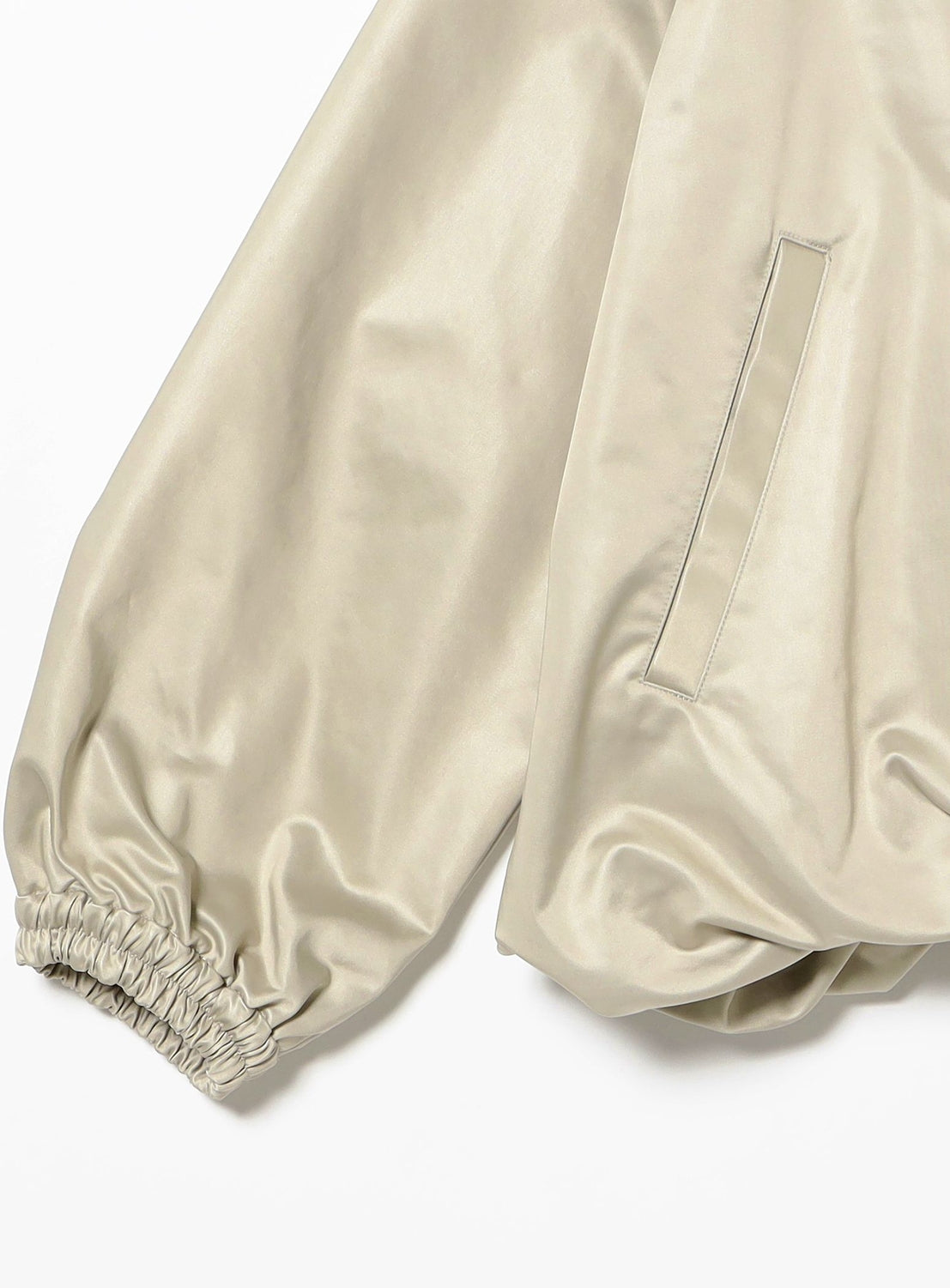 Satin-Look Puffed Blouson