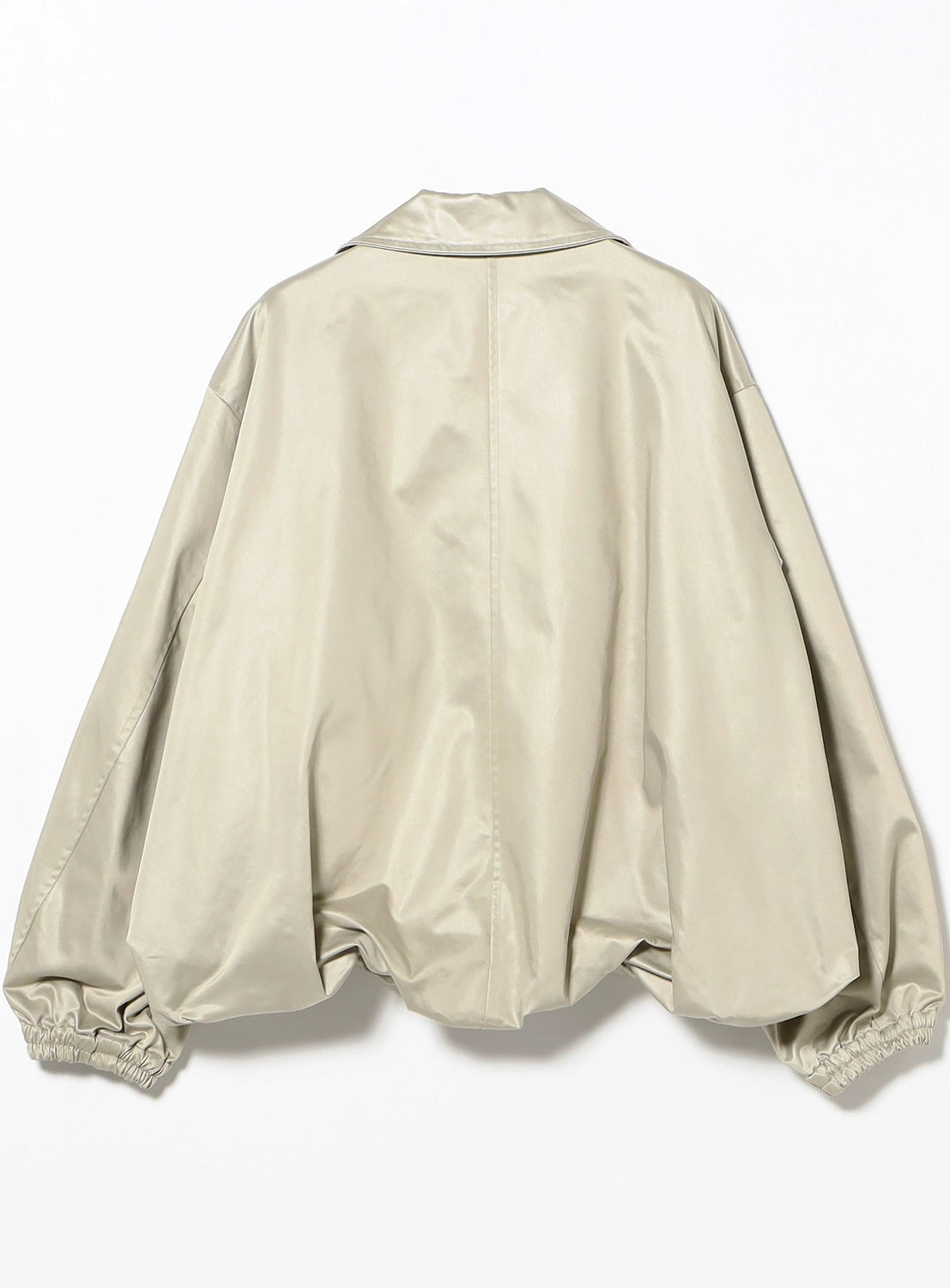 Satin-Look Puffed Blouson