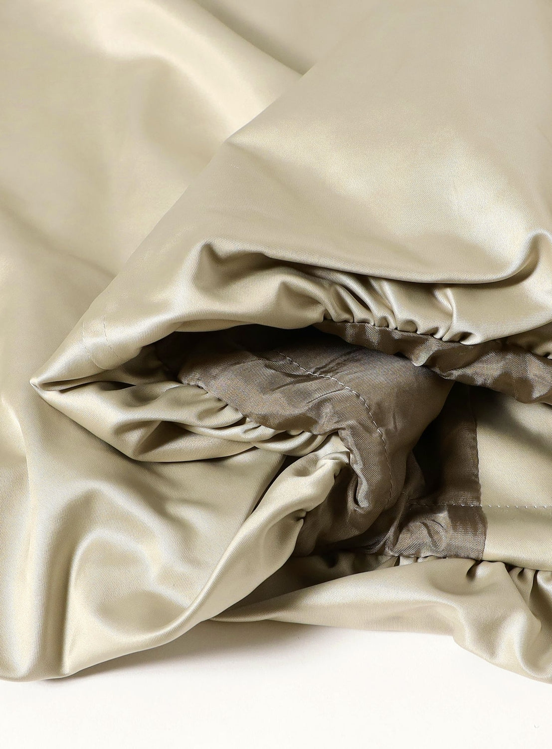 Satin-Look Puffed Blouson