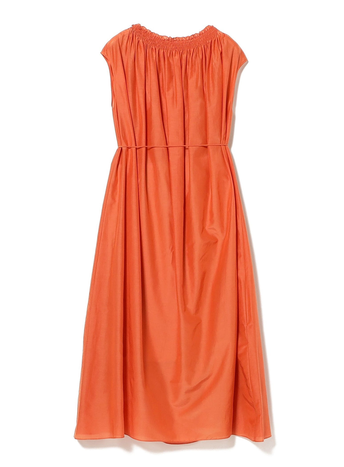 Cotton Silk Off-Shoulder Dress