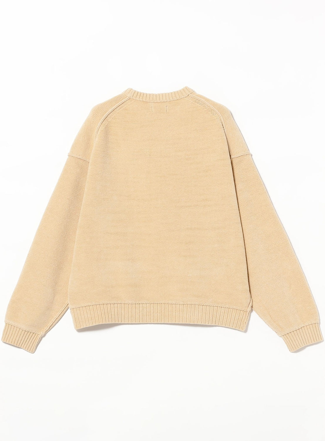 7-Gauge Faded Crew Neck Knit