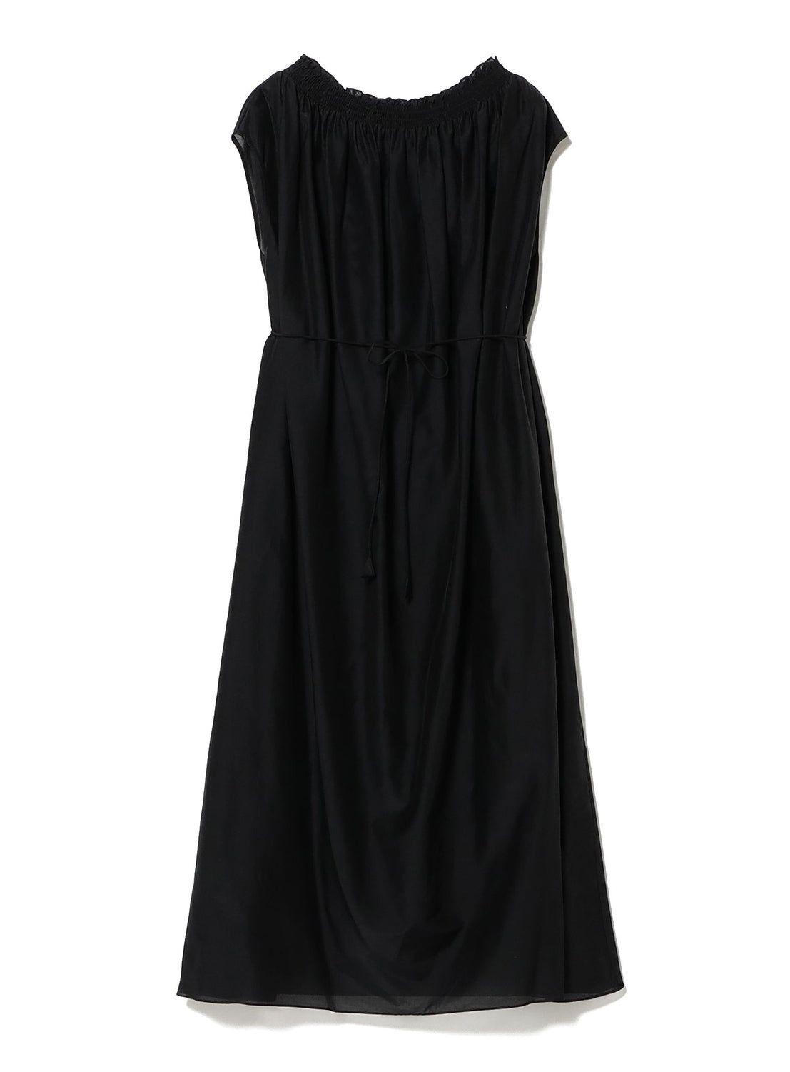 Cotton Silk Off-Shoulder Dress