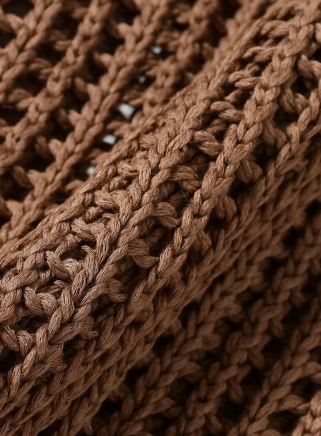 3-Gauge Cotton Mesh Pullover