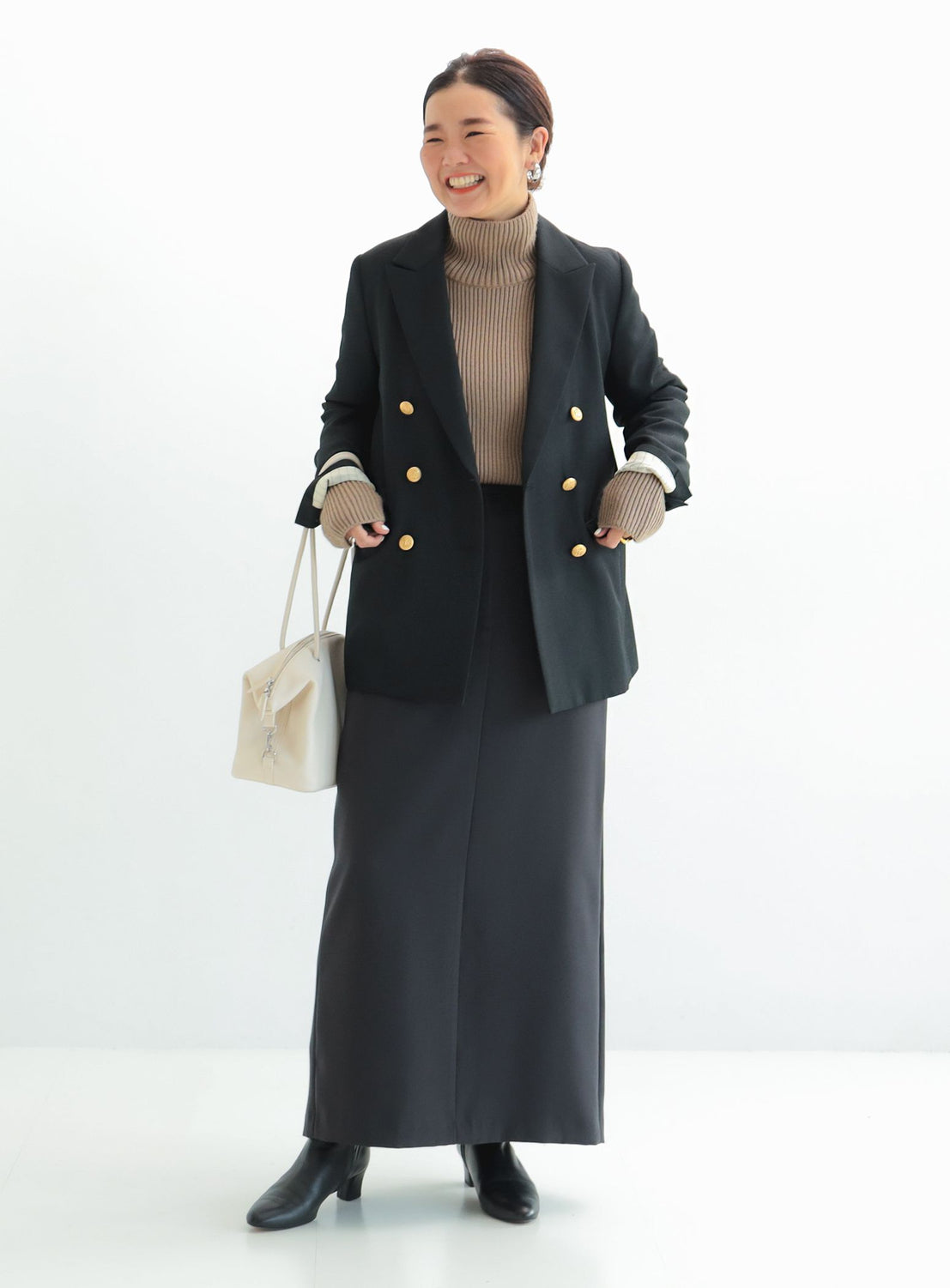 Dry Gabardine 6-Button Double Jacket