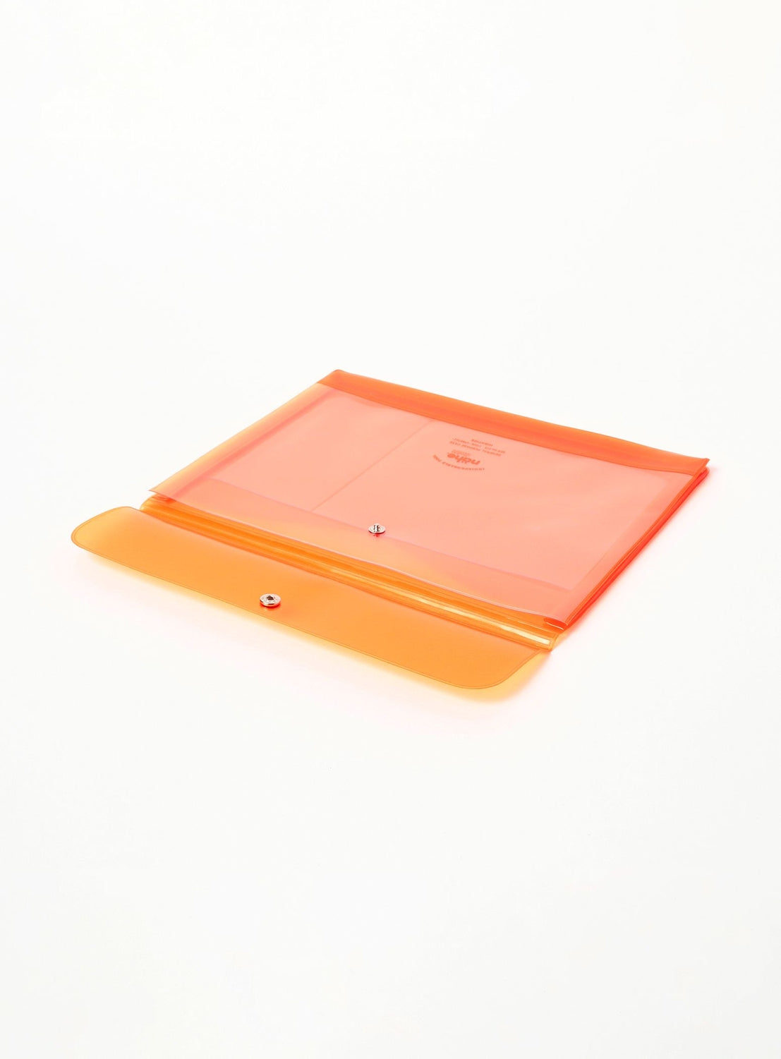 【รุ่นพิเศษ】nahe(R) / เจเนอรัล พอร์พัส เคส A5 สีส้มใส