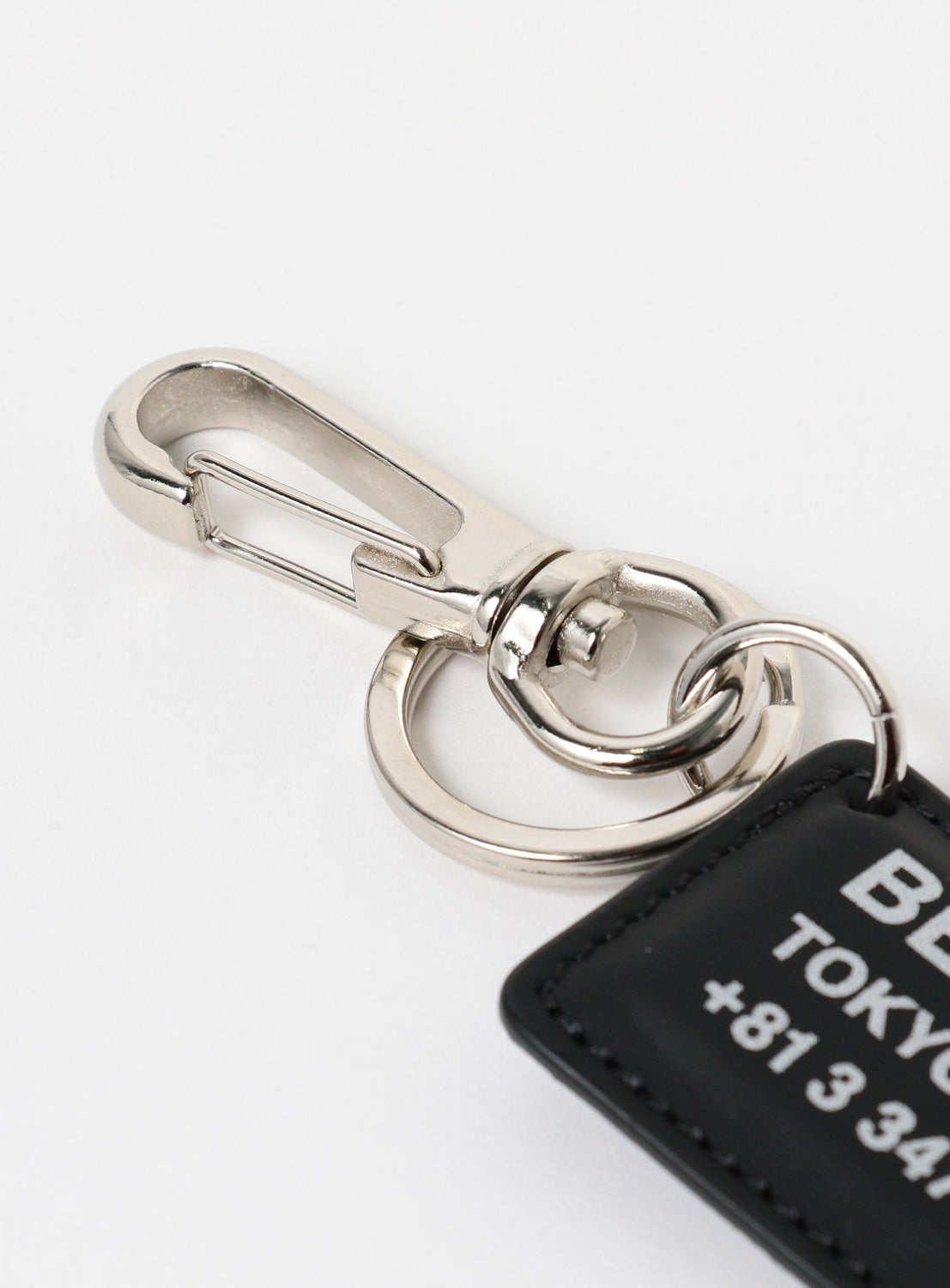 Leather Reflector Tag Keyholder