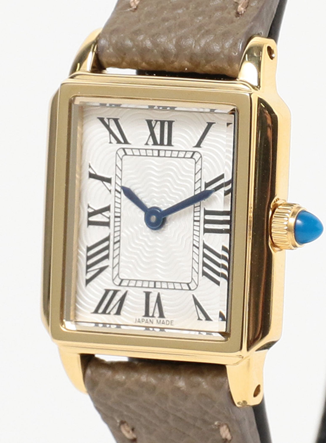 D-Buckle Leather Watch