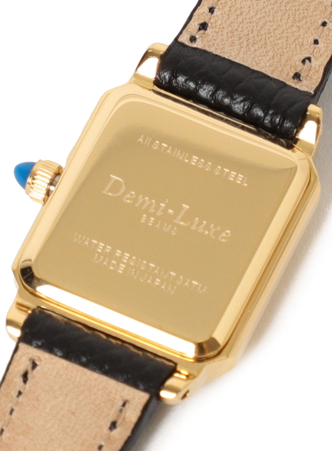 D-Buckle Leather Watch