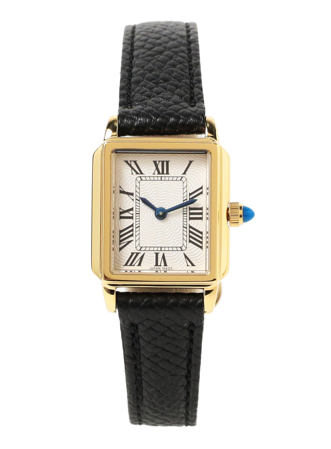 D-Buckle Leather Watch