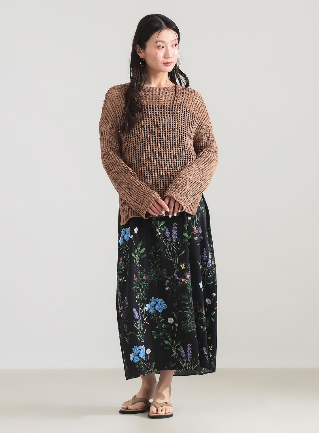 3-Gauge Cotton Mesh Pullover