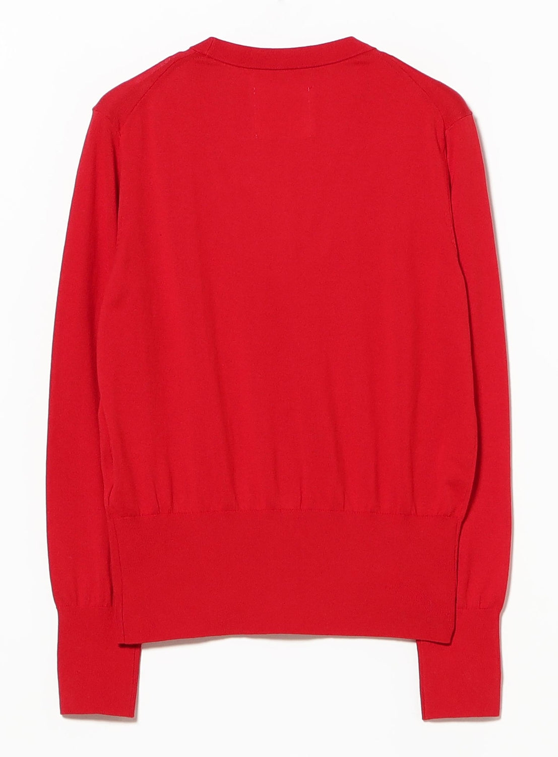 AK+1 / 16-Gauge Suvin Cotton V-Neck Cardigan