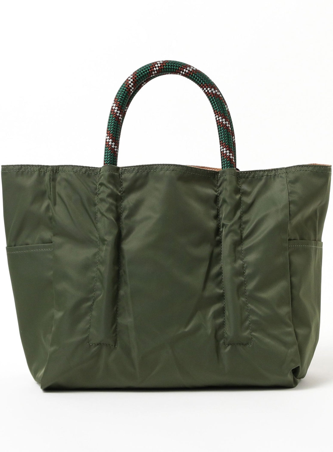 NOMADIS / SAC2 W กระเป๋าโท้ทพิมพ์ลายโลโก้สไตล์คอลเลจแบบกลับด้านได้