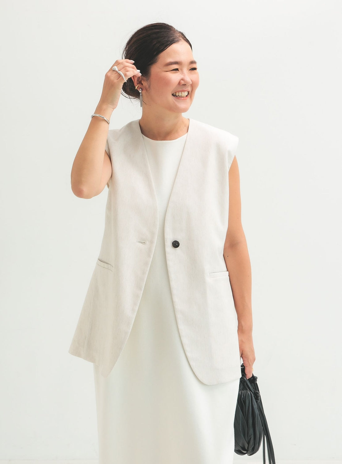 Natural Oxford Gilet