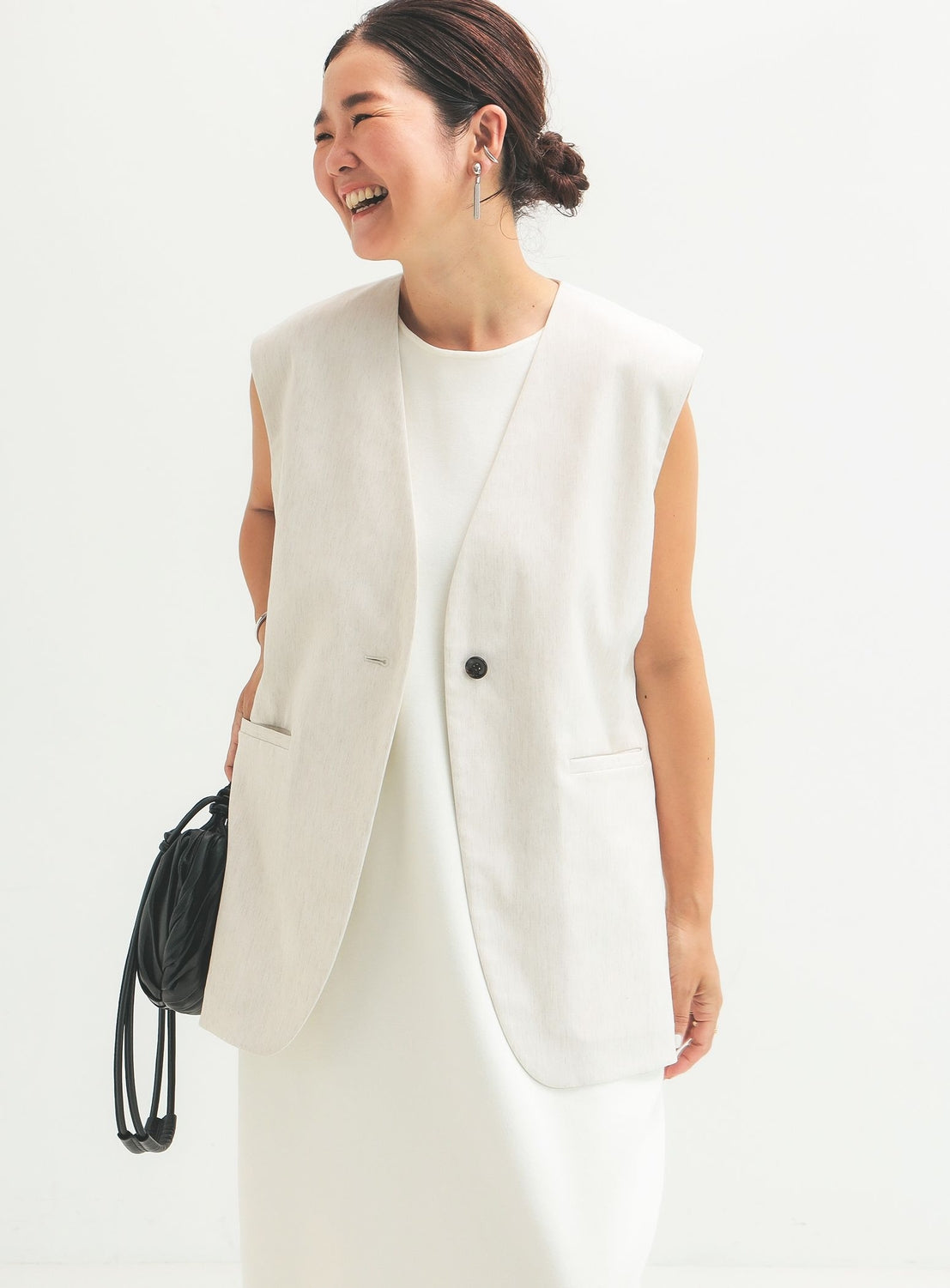 Natural Oxford Gilet