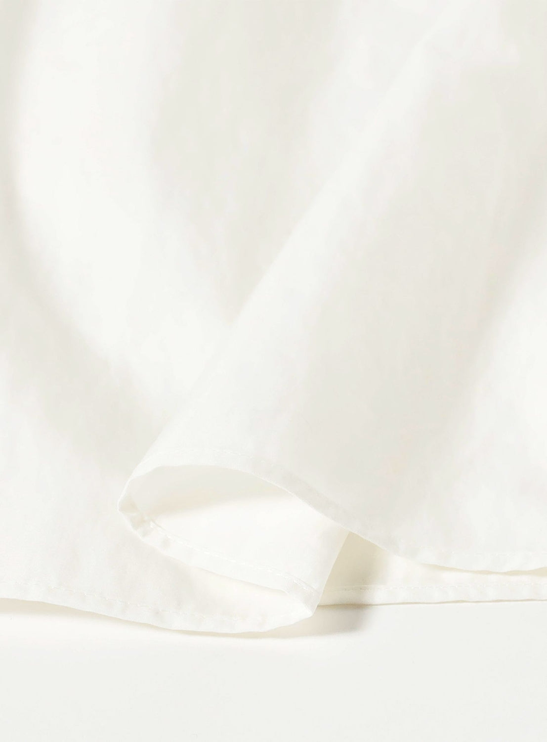 Cotton Nylon Tuck Gathered Skirt