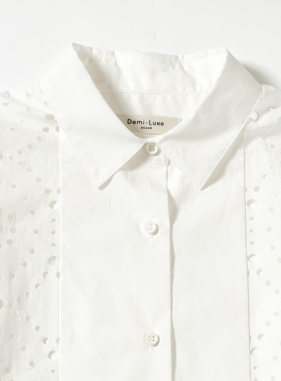 Eyelet Pattern Overshirt