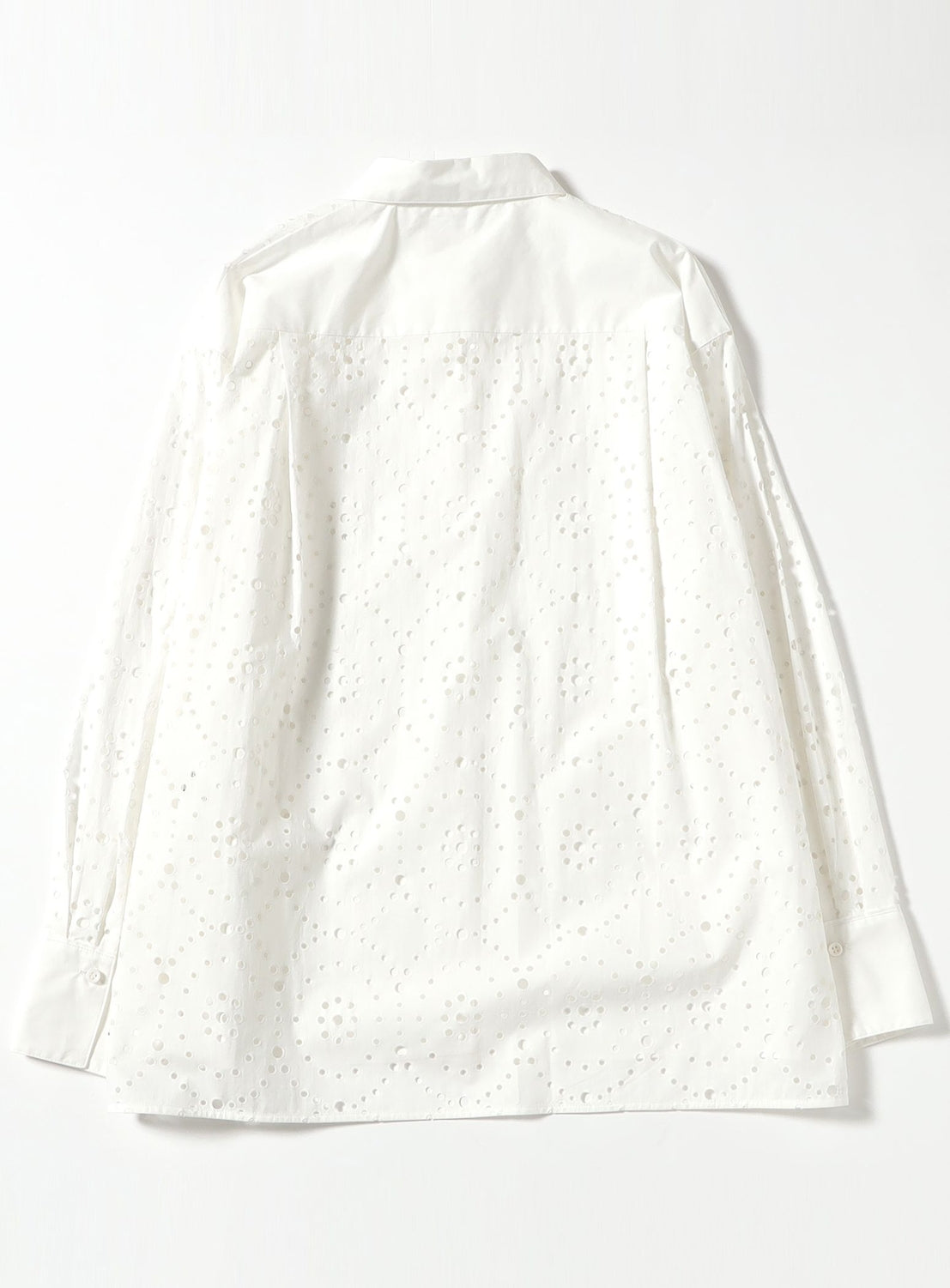 Eyelet Pattern Overshirt
