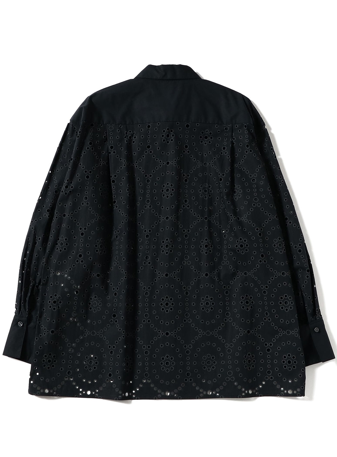 Eyelet Pattern Overshirt