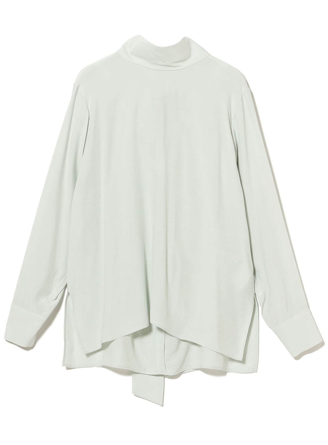 Long Bow-Tie Blouse