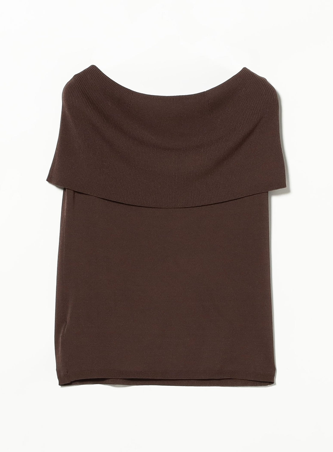 Off-Shoulder Sleeveless Knit