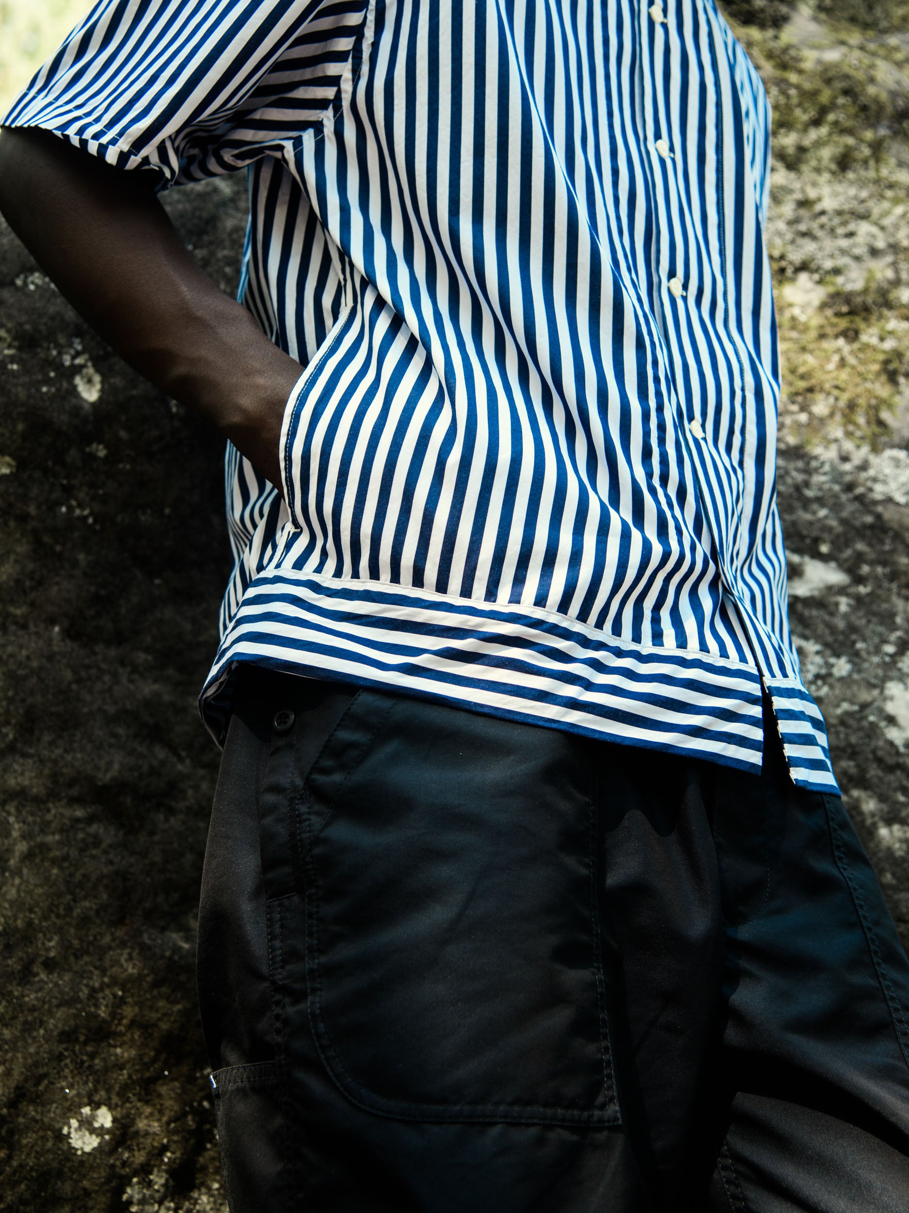 Claude Striped Short Sleeve Shirt