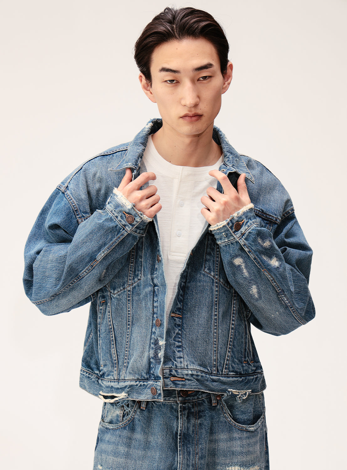 Damage Denim Jacket