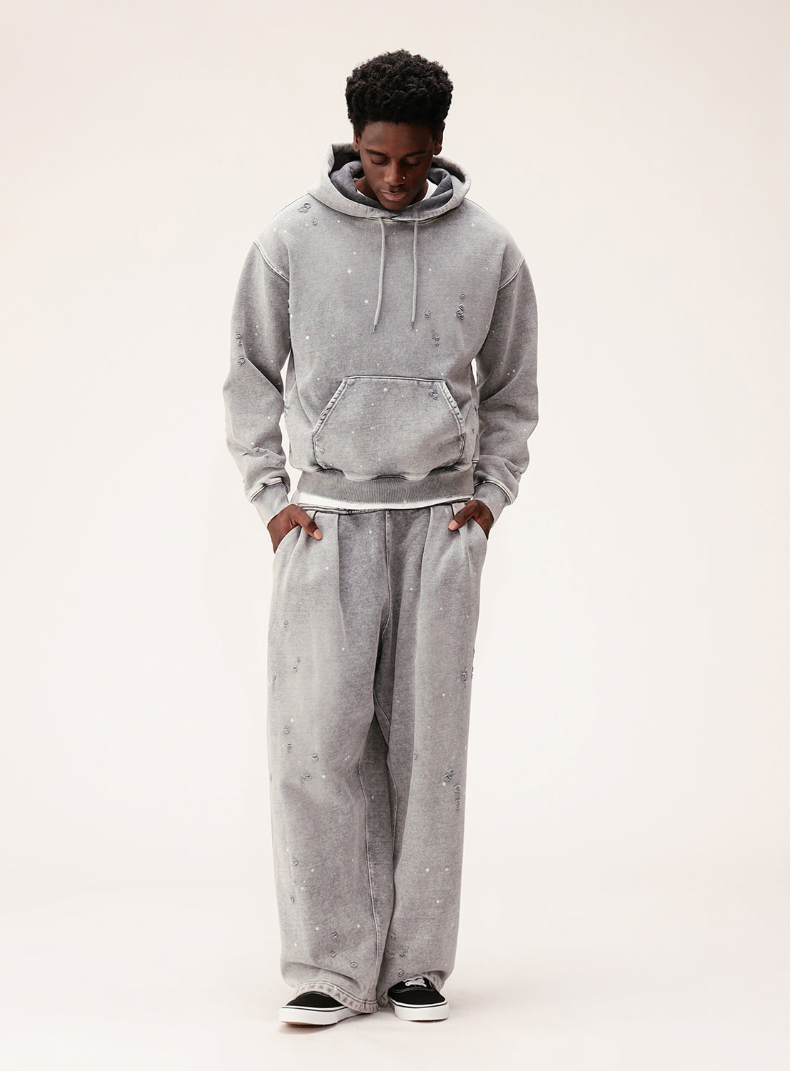 Damage Short Hoodie