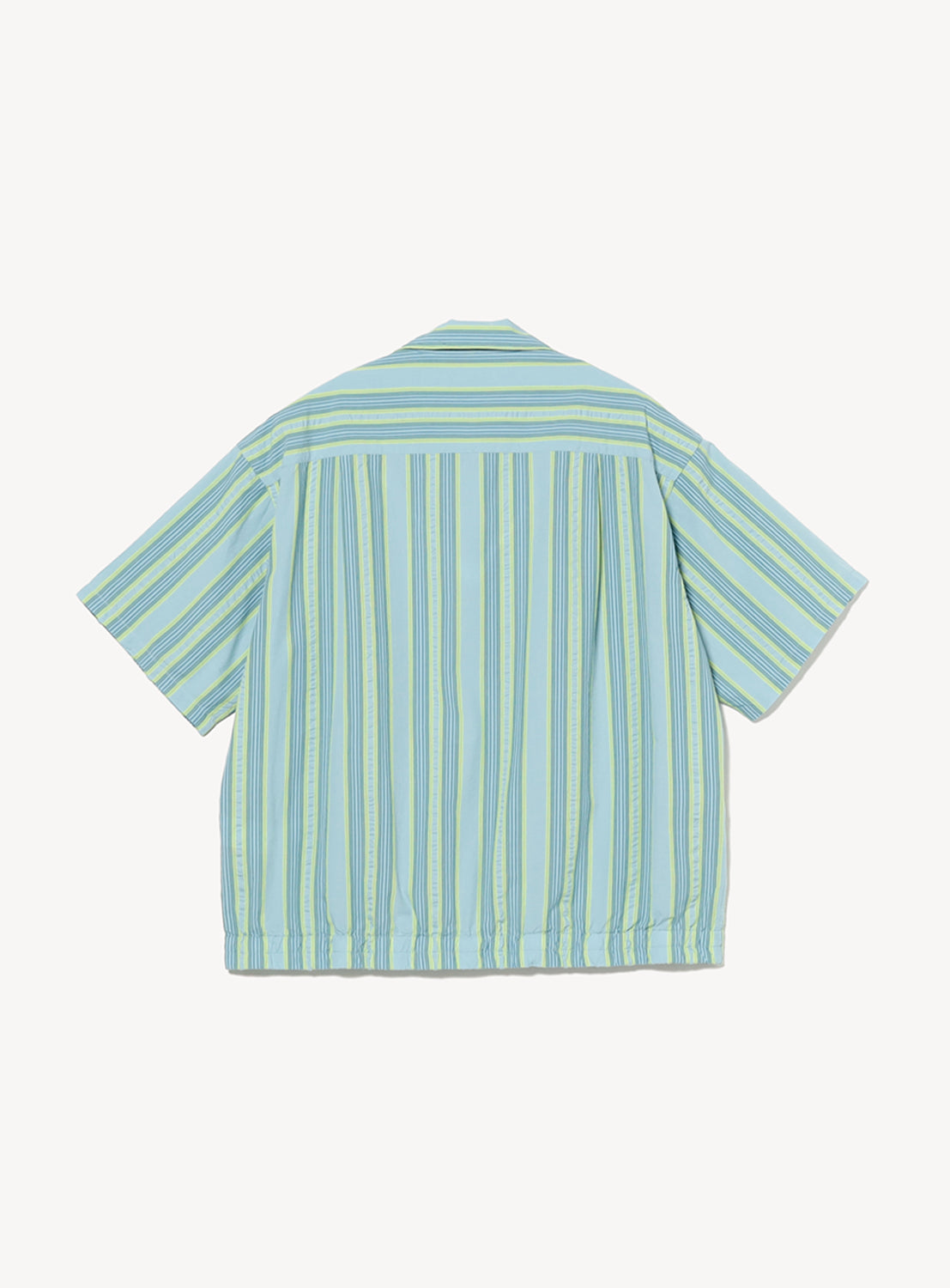 Multi-Stripe Open Collar Shirt