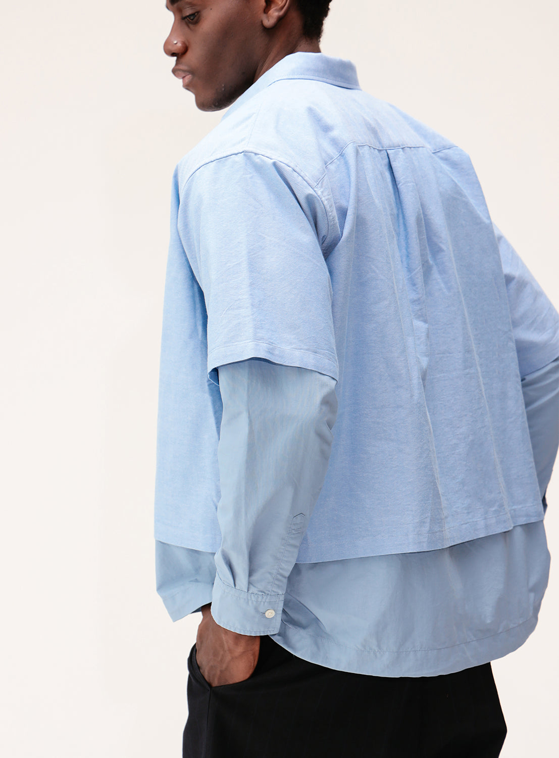 Wide Fit Layered Shirt
