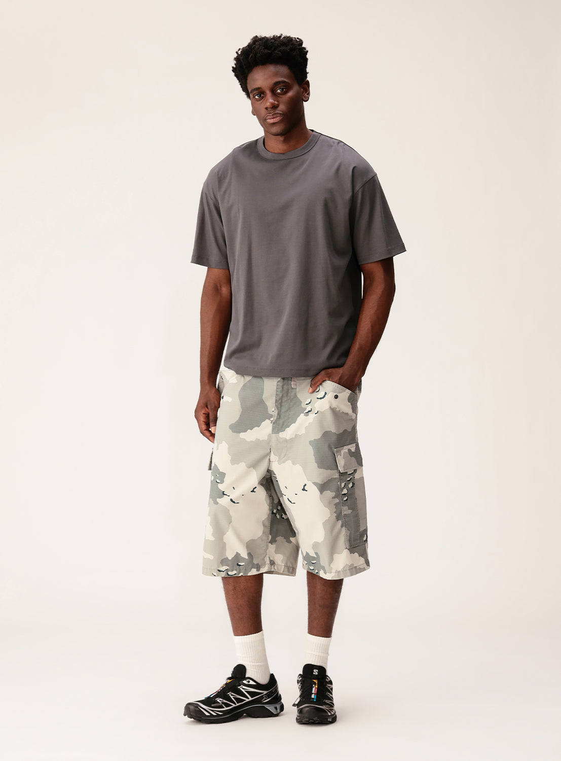 Silky Feel Relaxed Fit Crew Neck T-Shirt