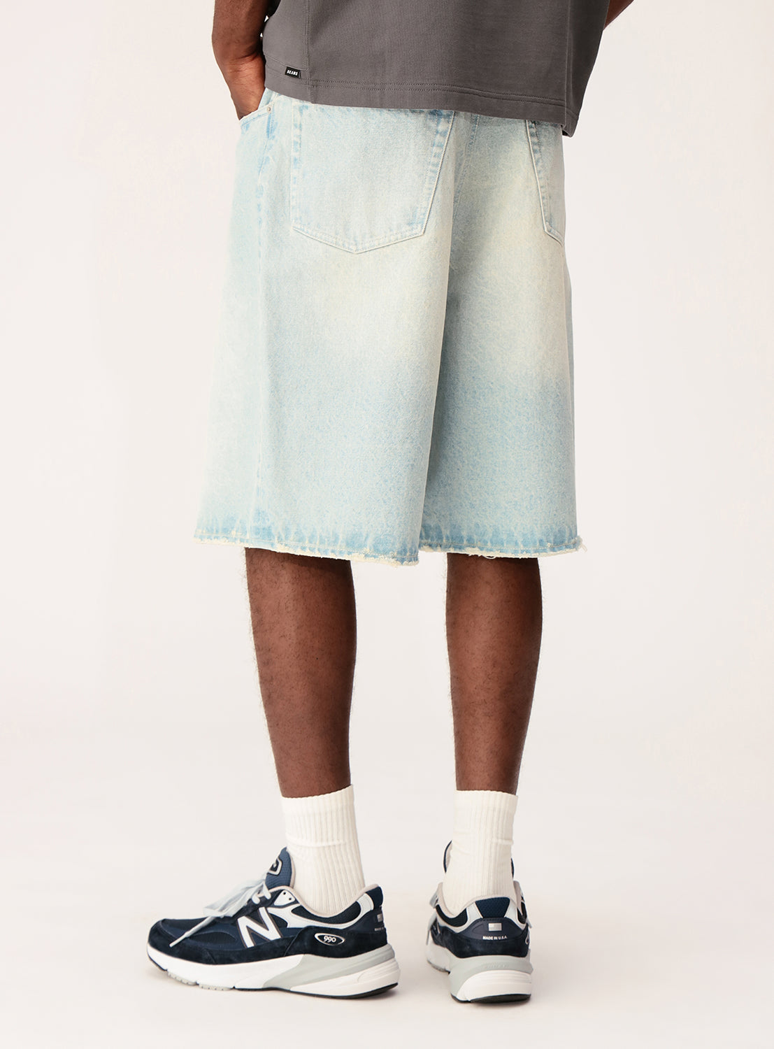 Damage Denim Shorts