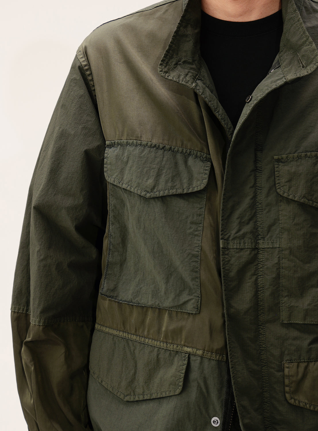 3 Types Fabric Garment Dye M65 Jacket