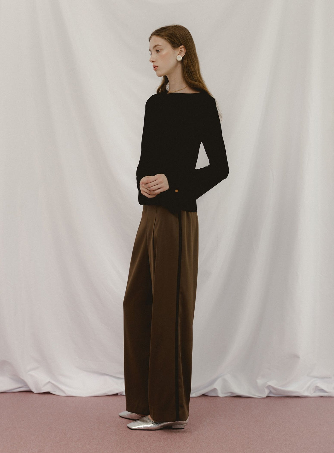 BEAMS SALON / Sheer Velour Pullover
