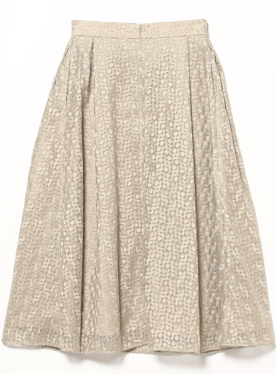 Organza Embroidered Flare Skirt