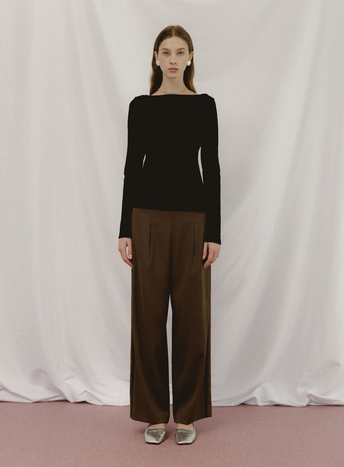 BEAMS SALON / Sheer Velour Pullover