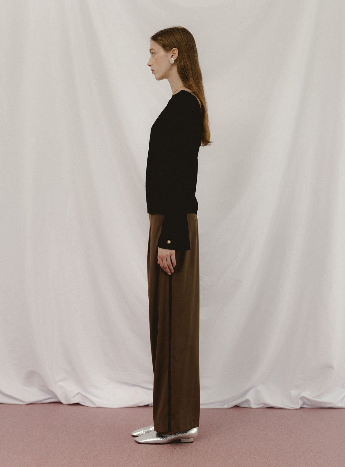 BEAMS SALON / Sheer Velour Pullover
