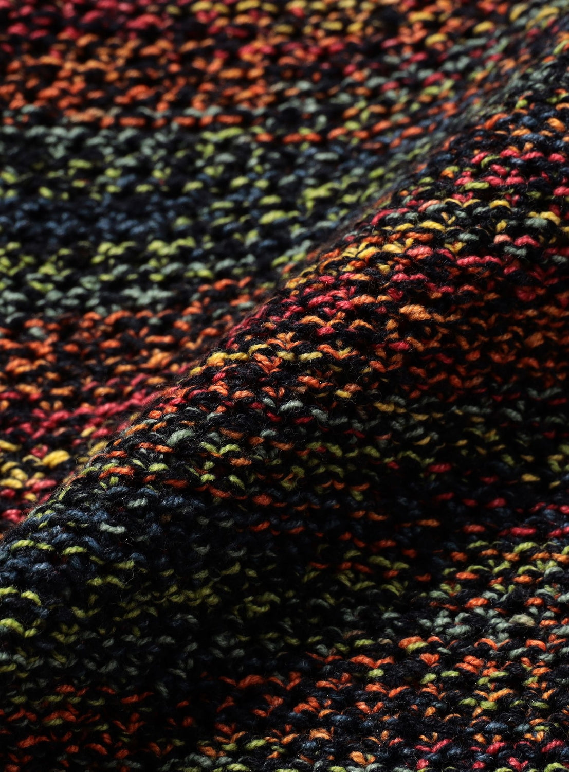 7-Gauge Mesh Crew Neck Knit