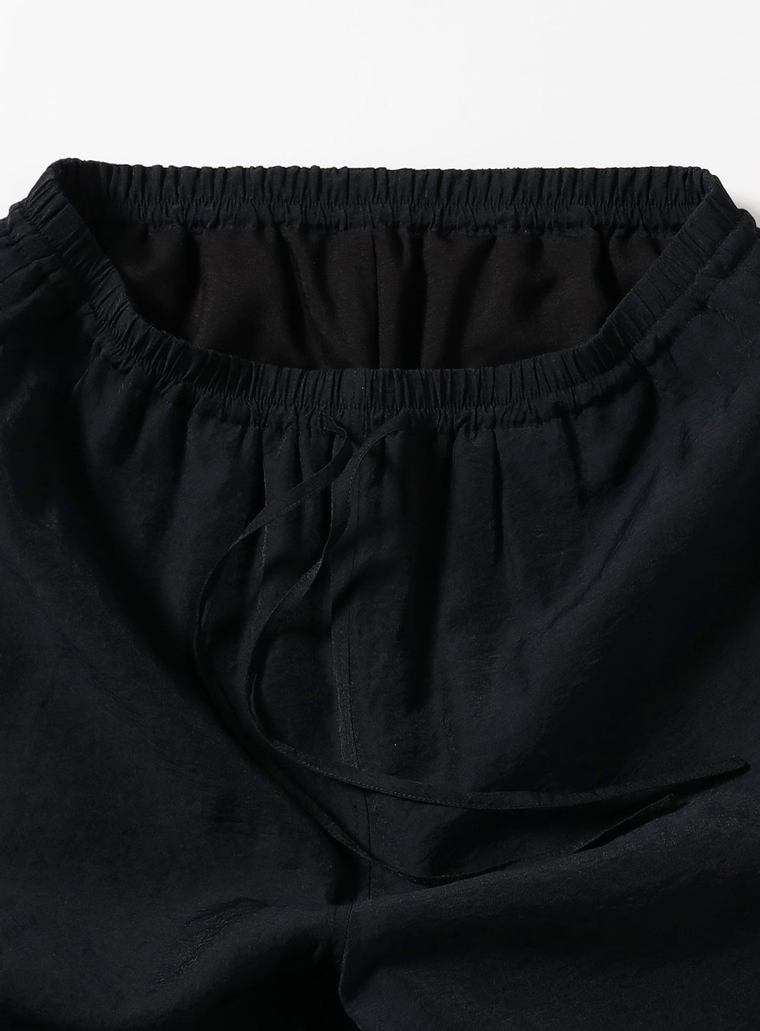 Rayon Linen Drawstring Easy Pants