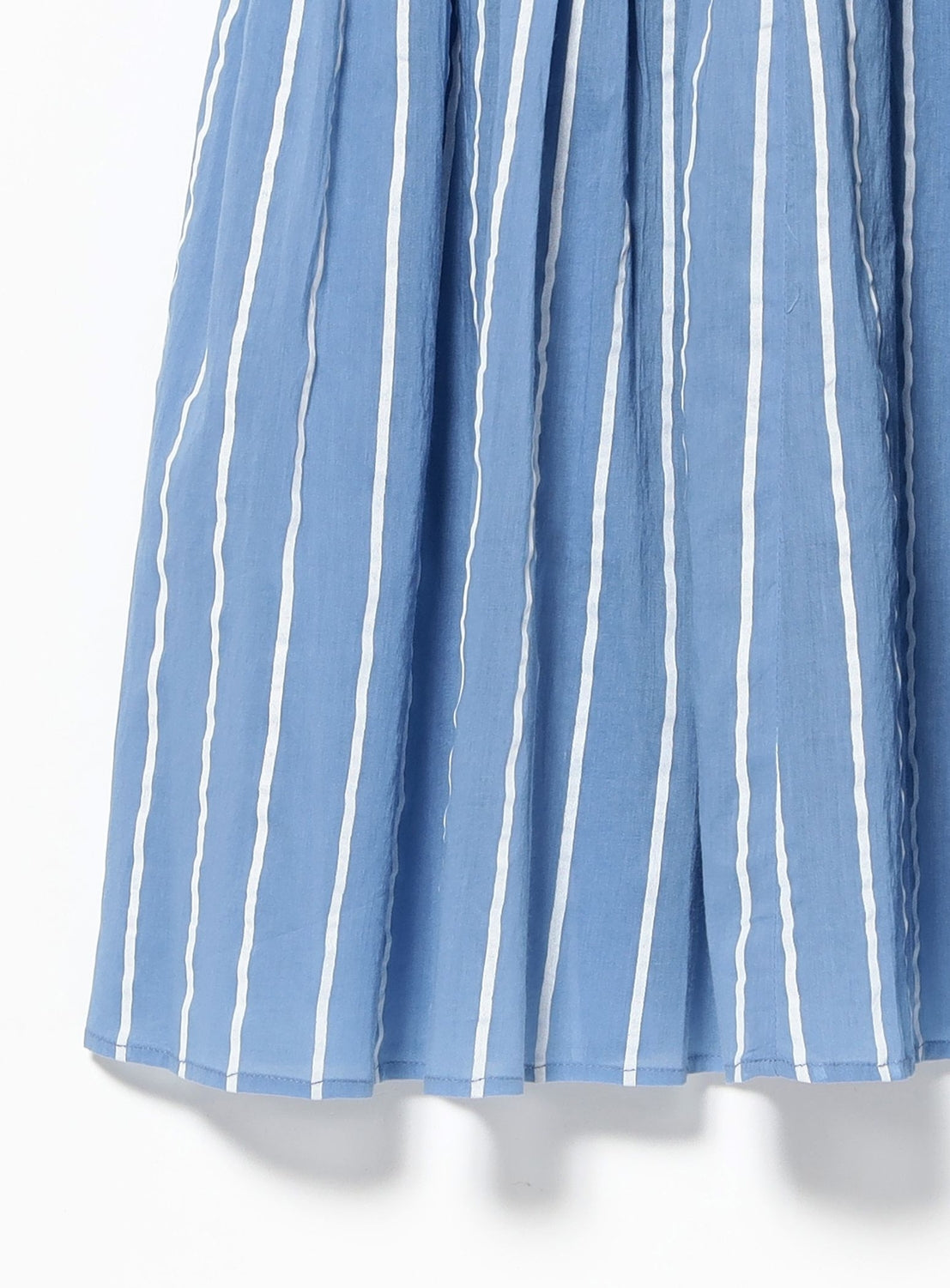 【Exclusive】ne Quittez pas / Voile Stripe French Sleeve Dress